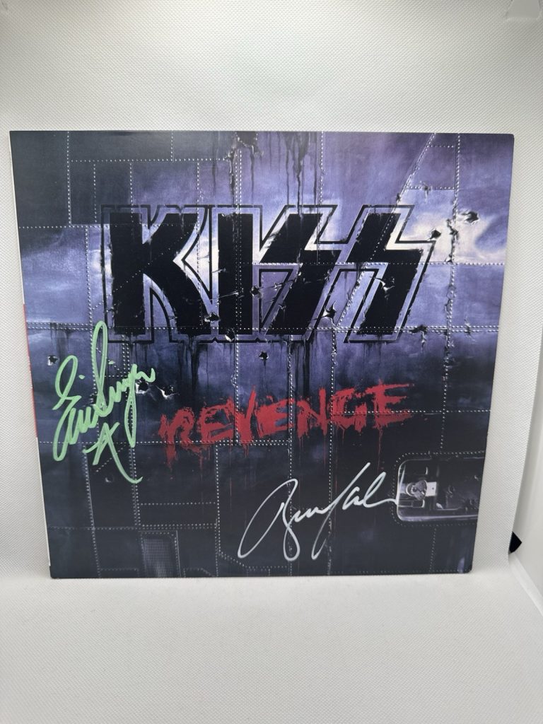 KISS Signed Vinyl Revenge Bruce Kulick Autograph Eric Singer JSA COA