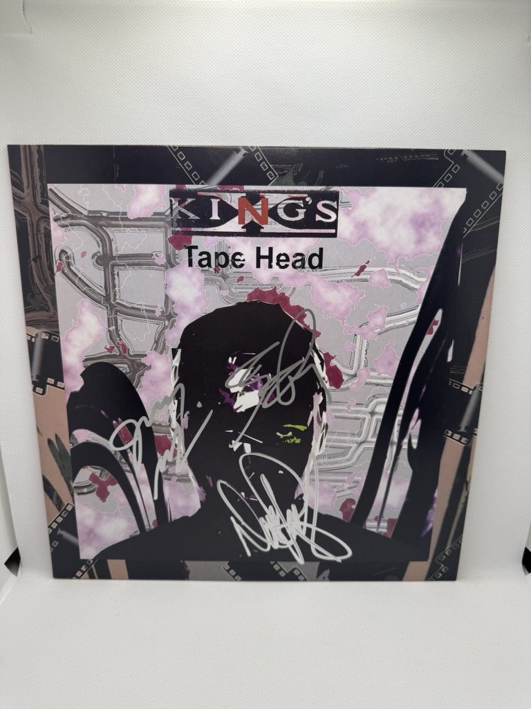 King's X Band Signed Vinyl Tape Head All Members Autograph JSA COA Record Album