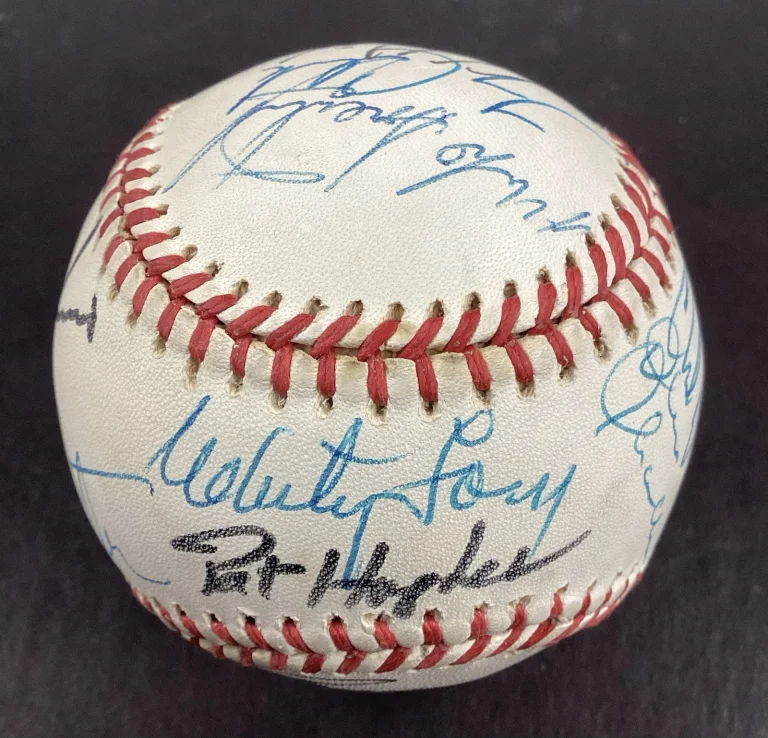 Whitey Ford Joe Torre Rawlings Signed Baseball NY Yankees +20 Autograph TPG