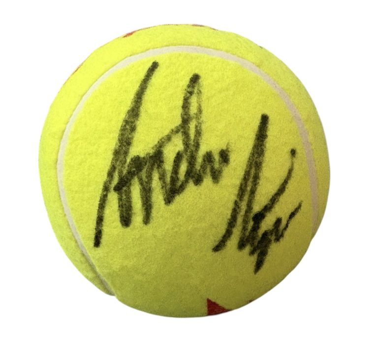 Andre Agassi Signed Autograph Mini Jumbo US Open Official Tennis Ball 5” Beckett