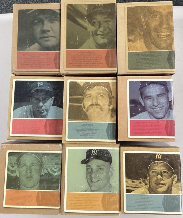 NY Yankees 2004-06 DiLusso Deli Complete Set 9 Babe Ruth Lou Gehrig Mantle