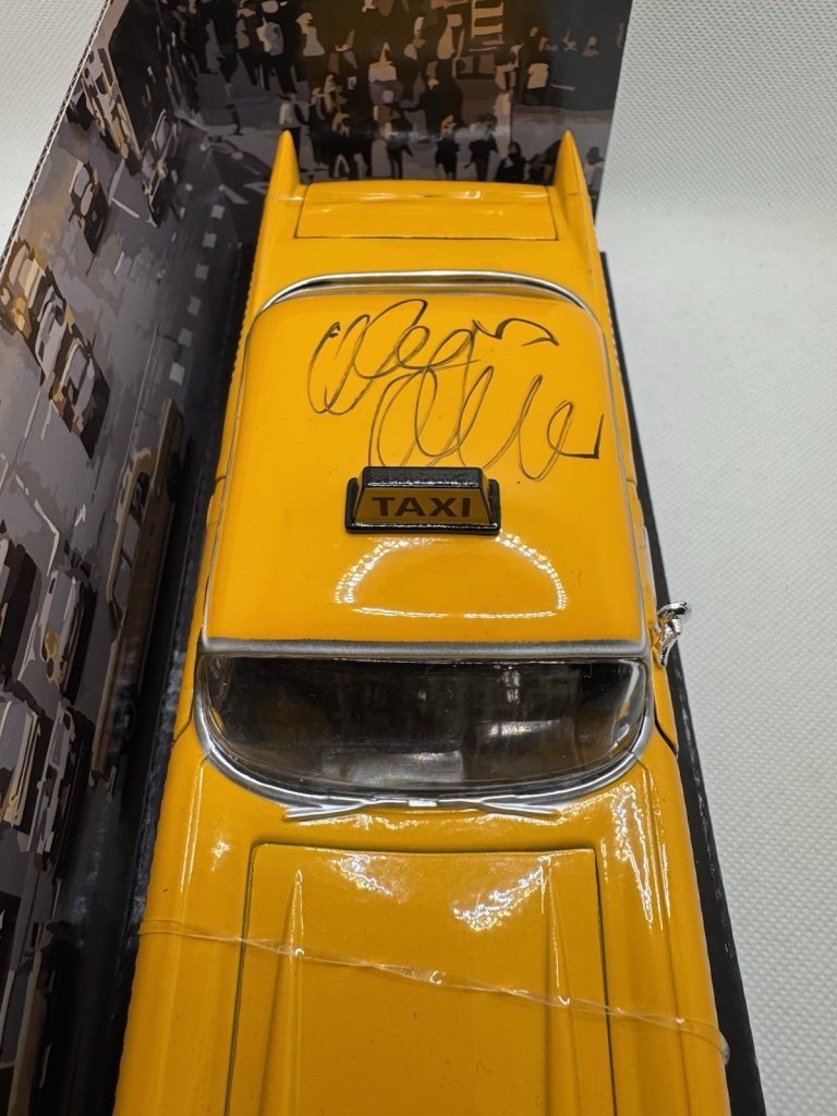 Danny DeVito Signed Taxi Autograph Taxicab Die Cast 1:24 JSA COA Tv Show Rare