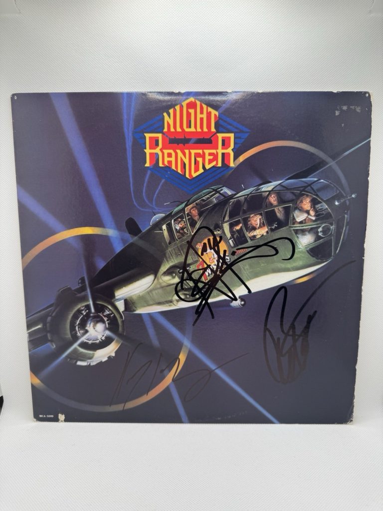 Night Ranger Signed Vinyl 7 Wishes Jack Blades Gillis & Keagy Jsa Album