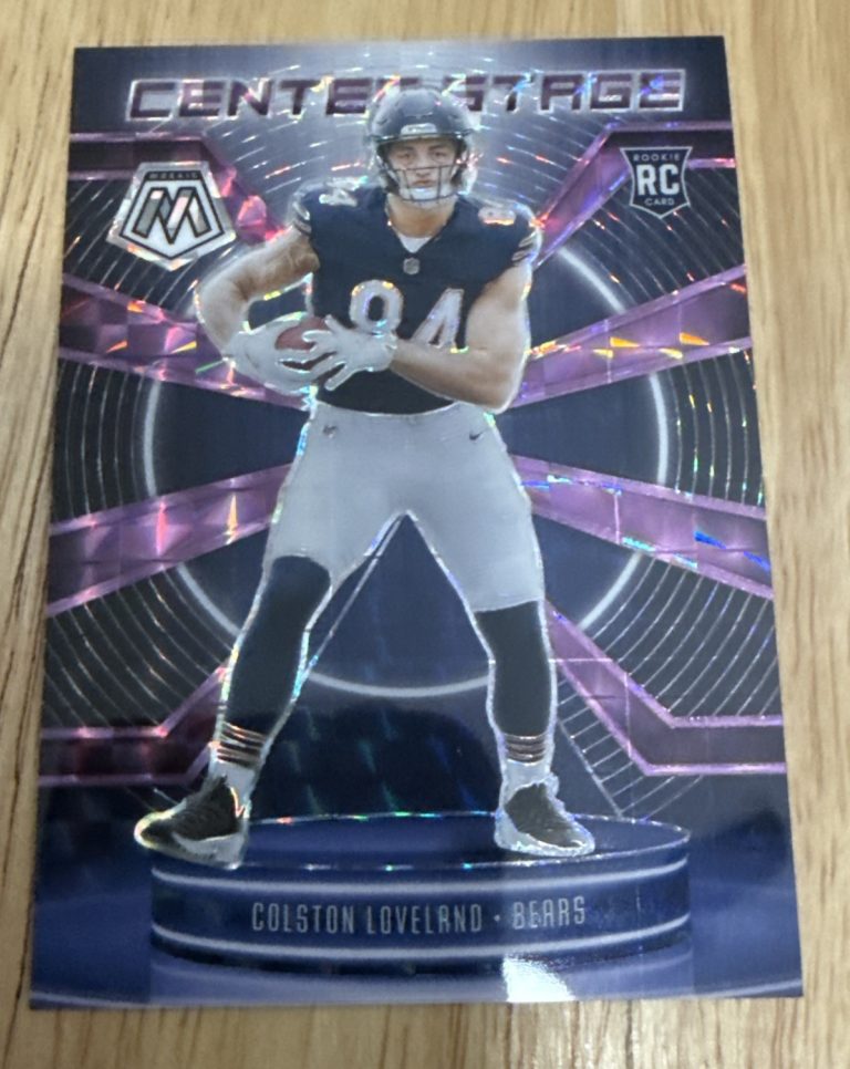 2025 Panini Mosaic - Center Stage Mosaic Colston Loveland #4 Purple Prizm /49...
