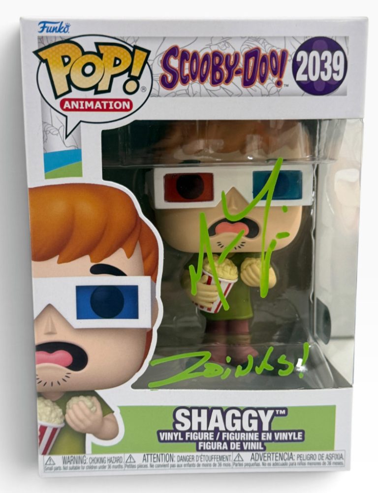 Matthew Lillard Signed Shaggy Funko Scooby-Doo Authentic Autograph Beckett