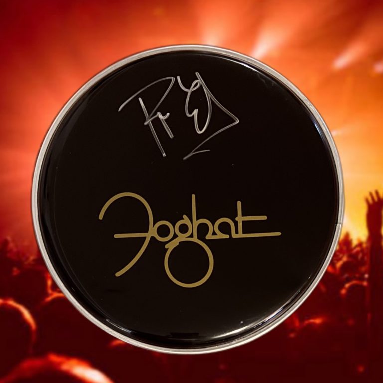 GFA  Foghat Original Drummer  * ROGER EARL *  Signed 10