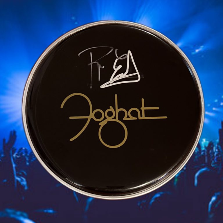 GFA  Foghat Original Drummer  * ROGER EARL *  Signed 10