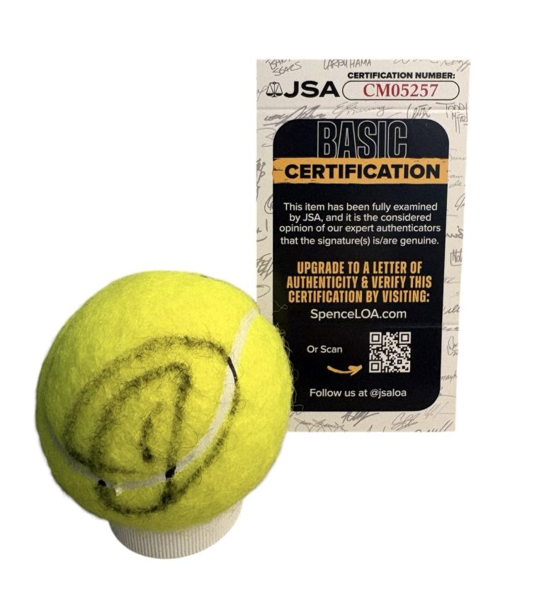 Novak Djokovic Signed Autograph Wimbledon Official Tennis Ball Authentic JSA COA