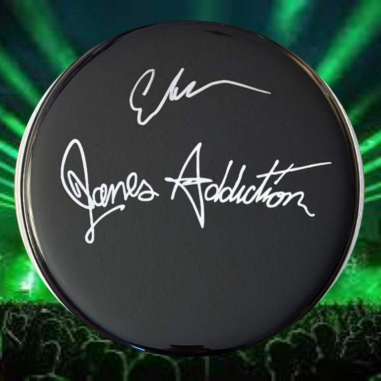 GFA Jane's Addiction Drummer Stephen Perkins Firmato 10 