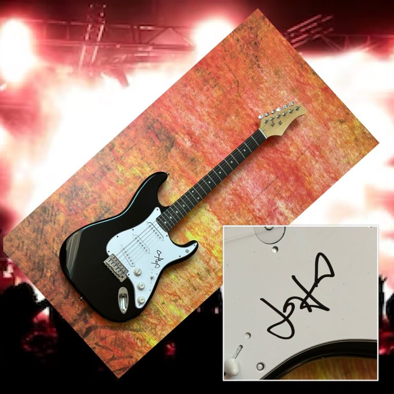 GFA The Maine Band Star * JOHN O'CALLAGHAN * Chitarra Elettrica Firmata J1 COA