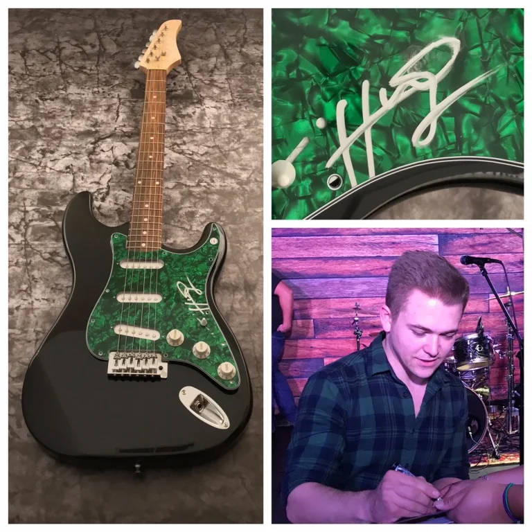 GFA i Want Pazzo Paese Cacciatore Hayes Firmato Elettrico Chitarra Prova LA1 COA