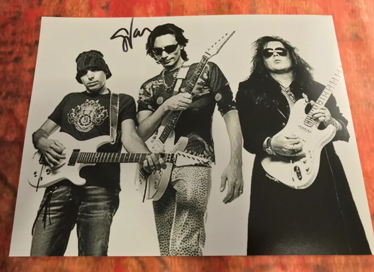 GFA G3 World Top Guitarist STEVE VAI Foto Firmata 11x14 PROOF S12 COA