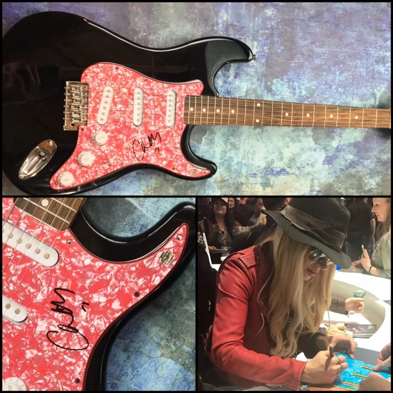ORIANTHI Chitarra Elettrica Autografata PROOF AD1 COA GFA Rock Guitarist