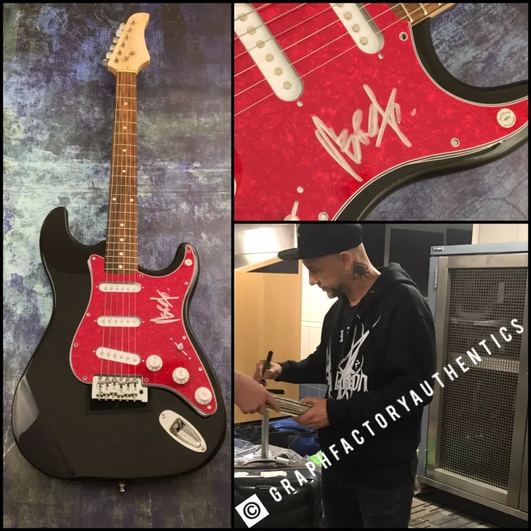 GFA Behemoth Rock Star * ADAM DARSKI * Chitarra Elettrica Autografata Con COA