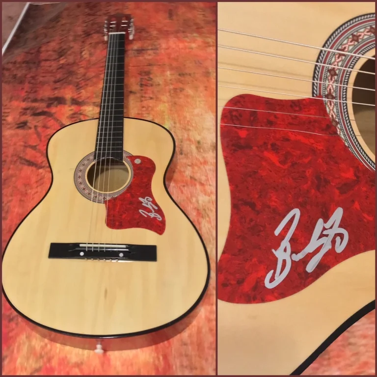 GFA Altoparlanti, Bleachers & Brandon Lay Firmato Acustica Chitarra C COA