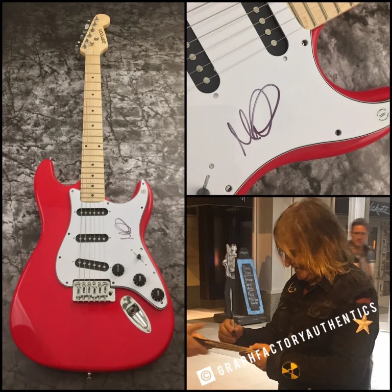 GFA The Alarm Singer MIKE PETERS Chitarra Elettrica Firmata PROOF AD1 COA