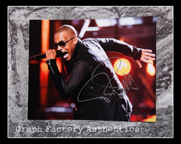 GFA Clifford Tip Harris RAPPER T.I. Foto 11x14 Firmata AD3 COA