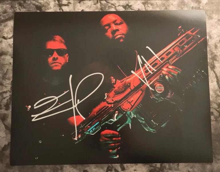 GFA EL-P E Killer Mike RUN THE JEWELS Foto Autografata 11x14 COA AD1