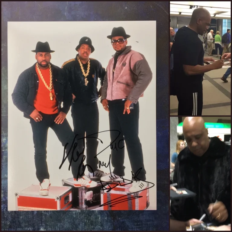 GFA Rev Run & Darryl McDaniels RUN D.M.C. Foto Autografata 11x14