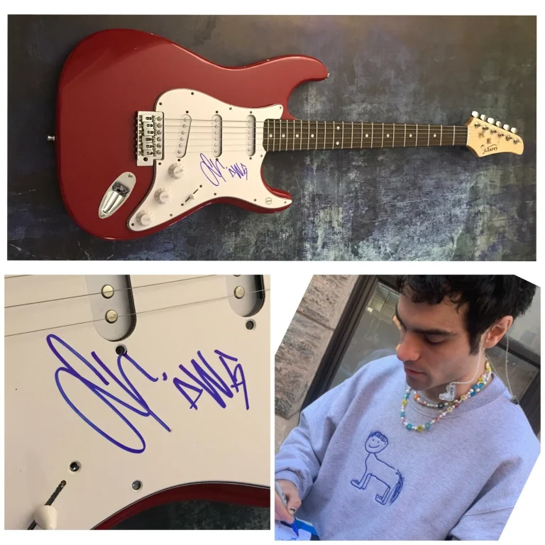 GFA S. Holden Jaffe DEL WATER GAP Chitarra Elettrica Autografata Proof COA