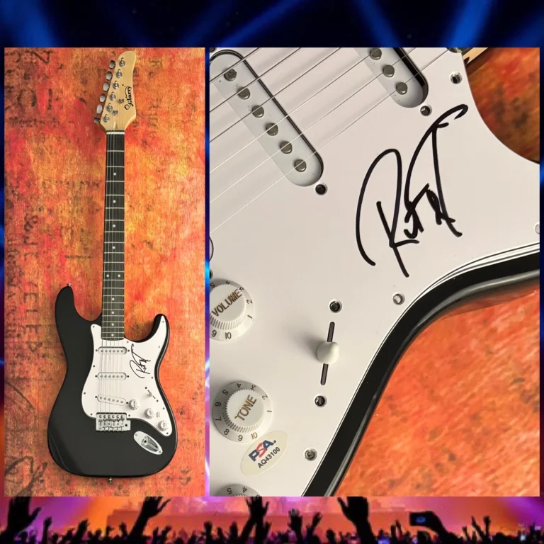 PSA Metallica Band Bassist ROBERT TRUJILLO Signed Electric Guitar PROOF COA