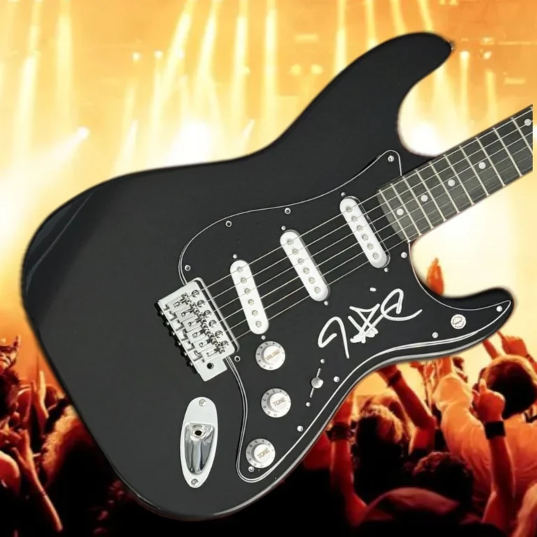 GFA Motion City Soundtrack JUSTIN PIERRE Signed Electric Guitar COA
