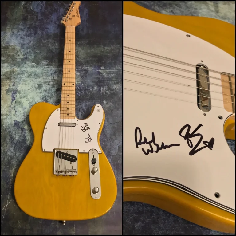 GFA Rich Williams & Phil Ehart KANSAS BAND Chitarra Elettrica Firmata COA