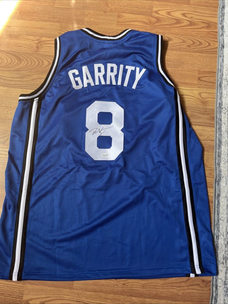 ORLANDO MAGIC-PAT GARRITY SIGNED AUTOGRAPHED JERSEY NBA NOTRE DAME STAR XL ACOA