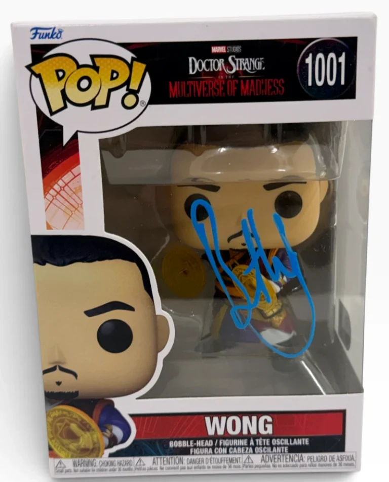 Benedict Wong Signed Wong Funko Doctor Strange Authentic Autograph Beckett