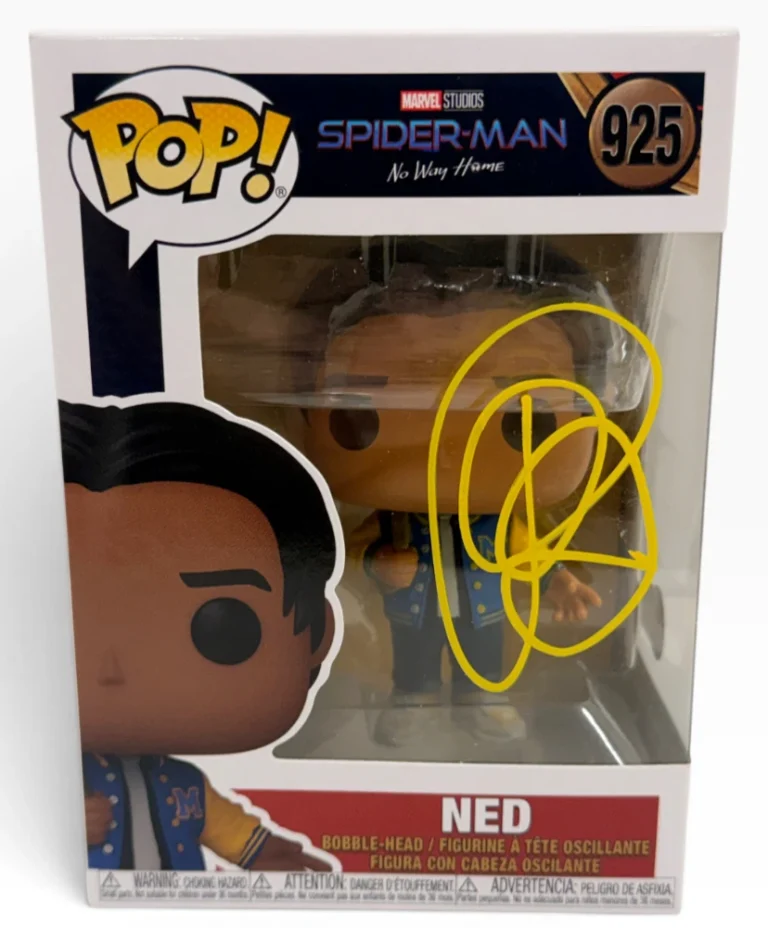 Jacob Batalon Signed Ned Funko Spider-Man No Way Home Authentic Autograph BAS