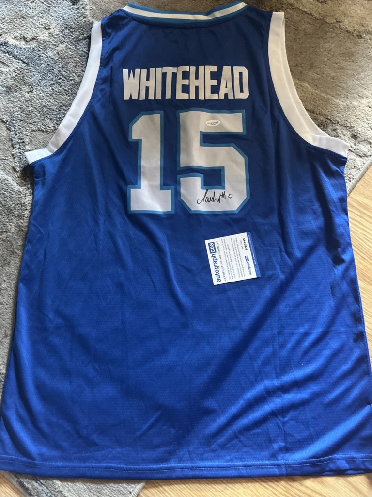 SETON HALL PIRATES -ISAIAH WHITEHEAD SIGNED AUTOGRAPH JERSEY Large ACOA CERT