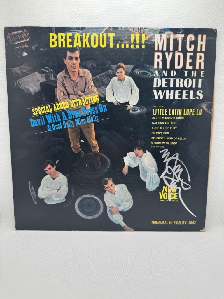Mitch Ryder Signed Vinyl Breakout Record JSA COA Autograph Album Lp Mono