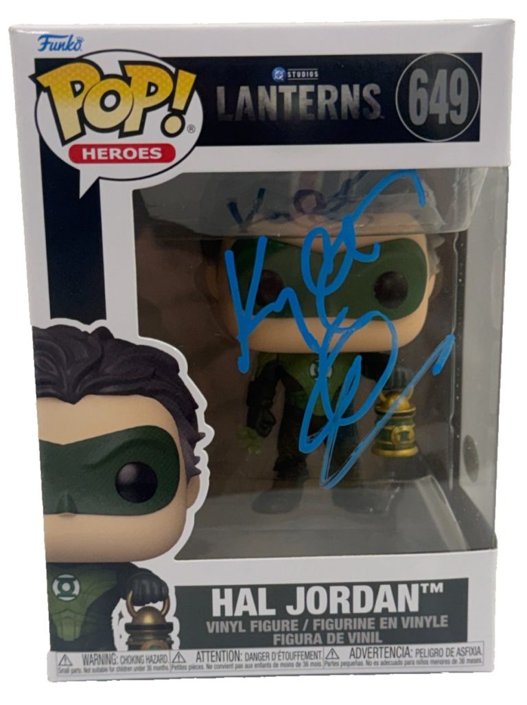 Kyle Chandler Signed Hal Jordan Funko Lanterns Authentic Autograph JSA Hologram
