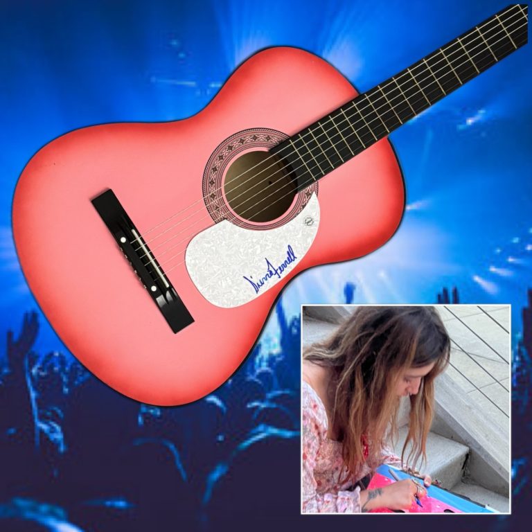 GFA In Dreams Folk Star  * SIERRA FERRELL *  Signed Acoustic Guitar PROOF COA