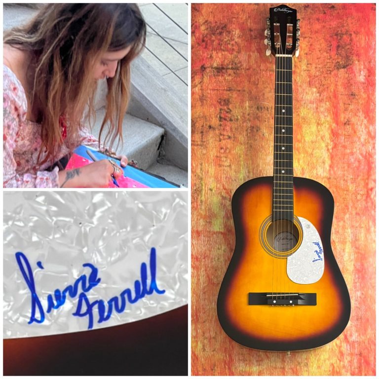GFA In Dreams Folk Star  * SIERRA FERRELL *  Signed Acoustic Guitar PROOF COA