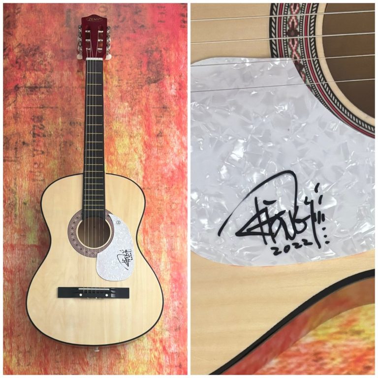 GFA Up in Smoke Star  * TOMMY CHONG *  Signed Acoustic Guitar COA