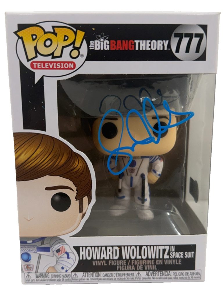 Simon Helberg Signed Howard Wolowitz Funko Big Bang Theory Autograph Beckett