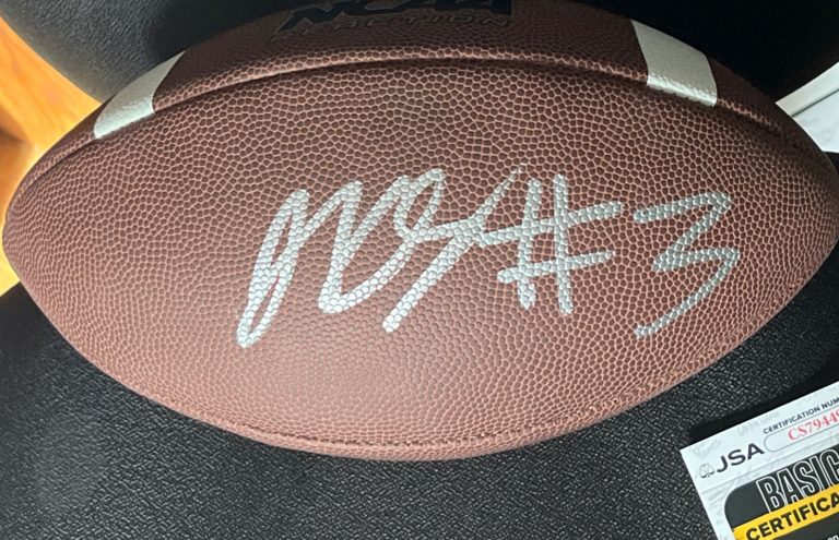 Jaron-Keawe Sagapolutele Signed Football Jsa Coa Cal Berkeley Bears Autograph