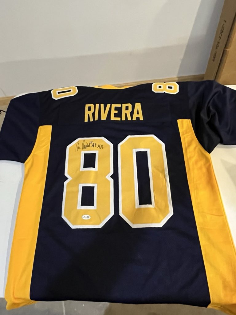 California Golden Bears- RON RIVERA SIGNED AUTOGRAPHED JERSEY JSA CHICAGO BEARS