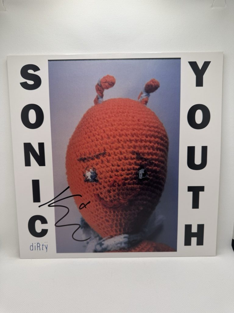 KIM GORDON SIGNED VINYL DIRTY RECORD ALBUM LP SONIC YOUTH JSA COA AUTOGRAPH