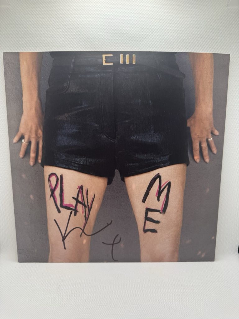 KIM GORDON SIGNED VINYL PLAY ME WHITE RECORD SONIC YOUTH JSA COA AUTOGRAPH