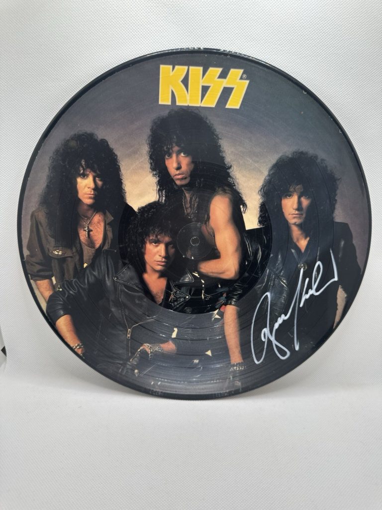 KISS Signed Vinyl Bruce Kulick Crazy Nights Picture Disc JSA COA Album Record