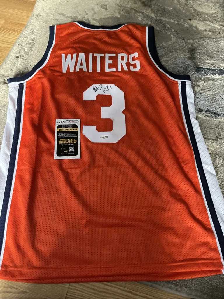 SYRACUSE ORANGE-DION WAITERS SIGNED AUTOGRAPHED JERSEY CUSE JSA COA MIAMI HEAT