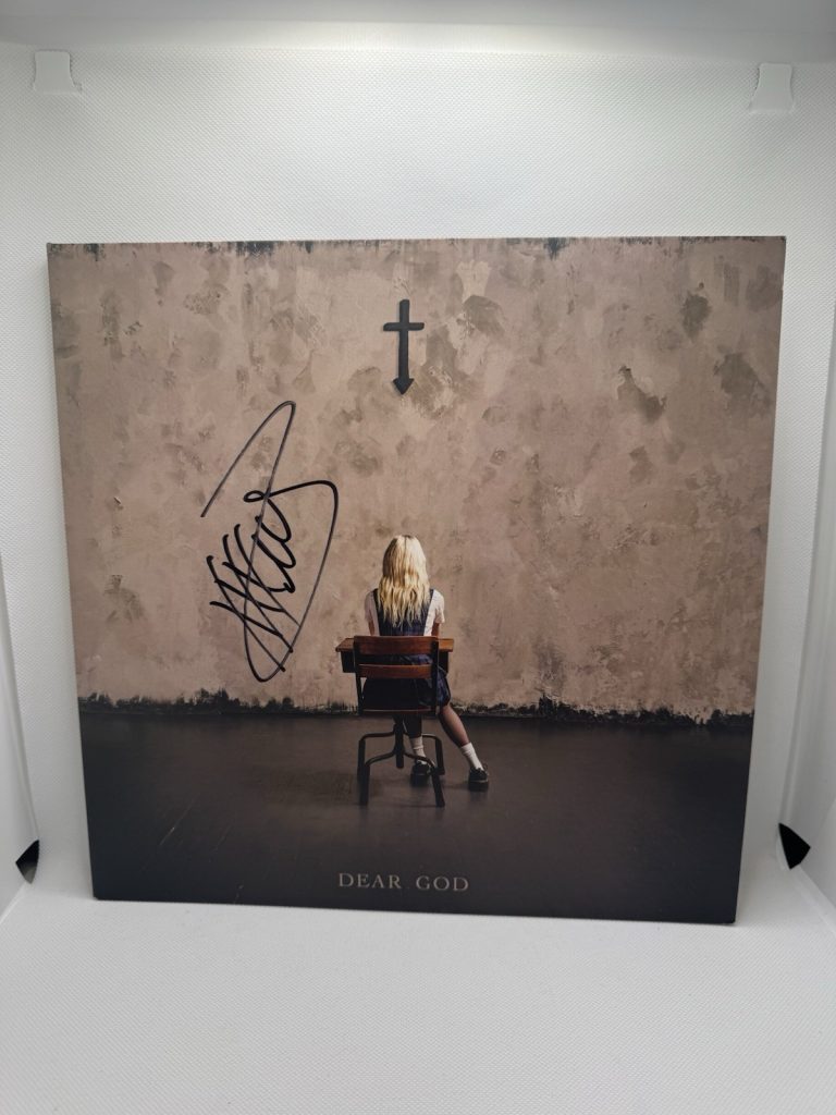 THE PRETTY RECKLESS SIGNED VINYL TAYLOR MOMSEN DEAR GOD JSA COA AUTOGRAPH READ