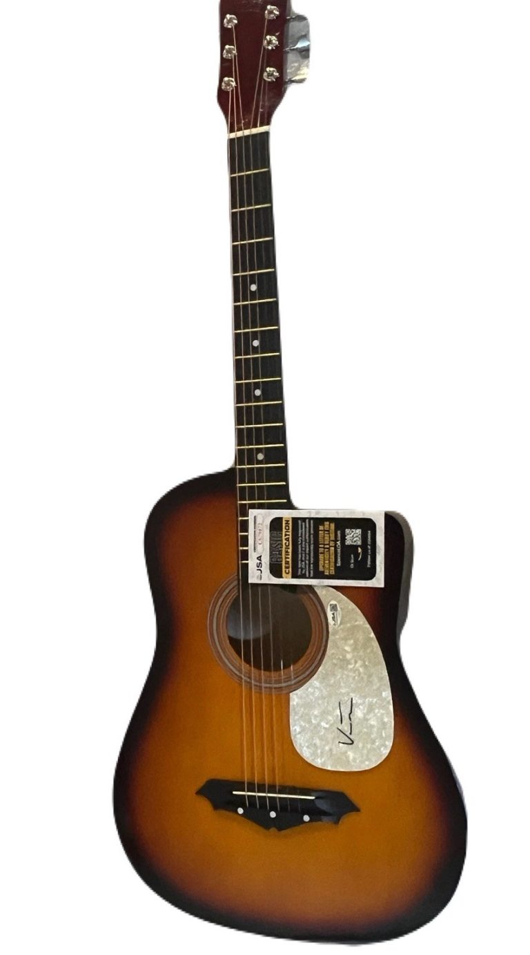 COUNTRY STAR VINCENT MASON SIGNED AUTOGRAPH Guitar Hell Is A Dance Floor JSA 38”