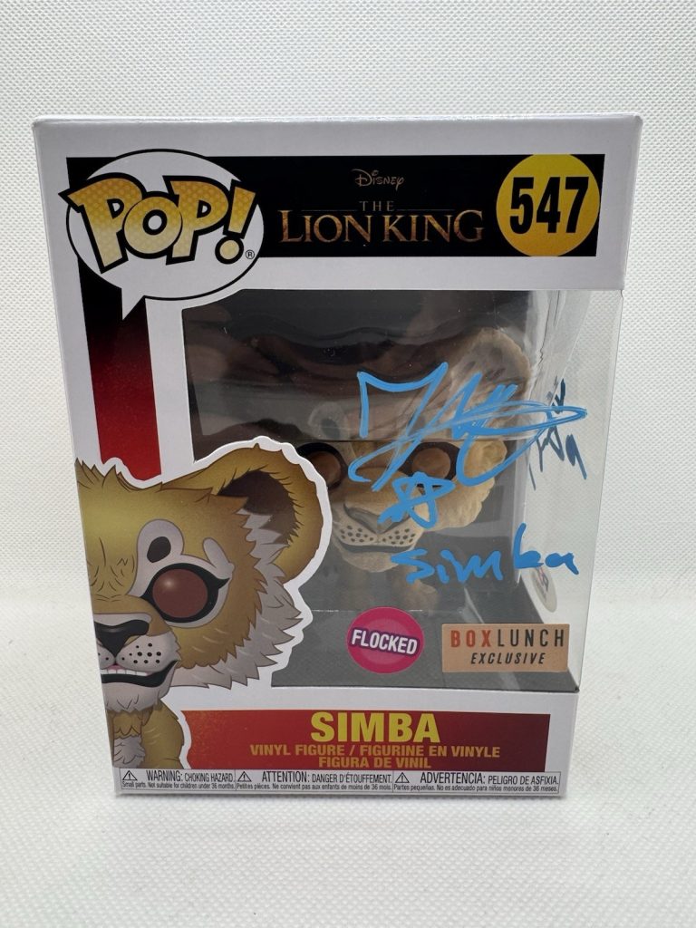 JD MCCRARY SIGNED THE LION KING SIMBA Funko Pop #547 PSA/DNA COA Autograph