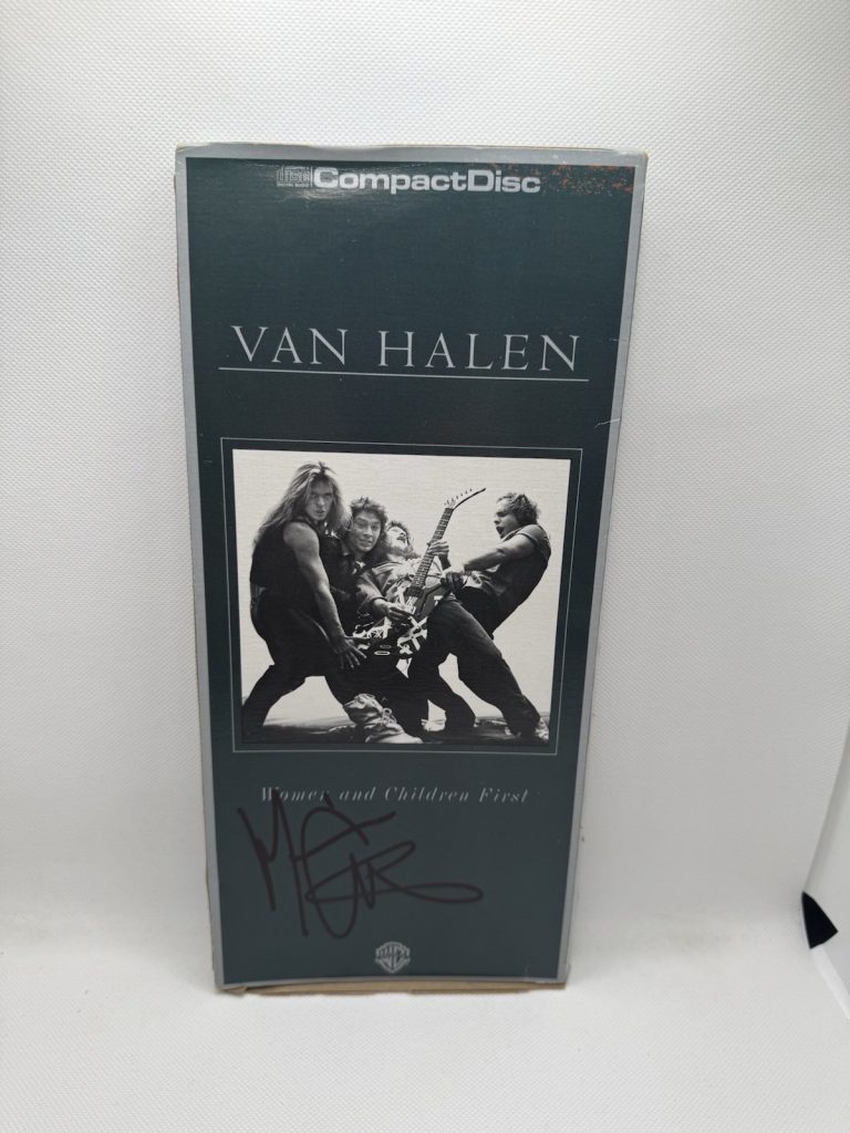 Michael Anthony Signed CD Longbox Women And Children First Van Halen JSA COA