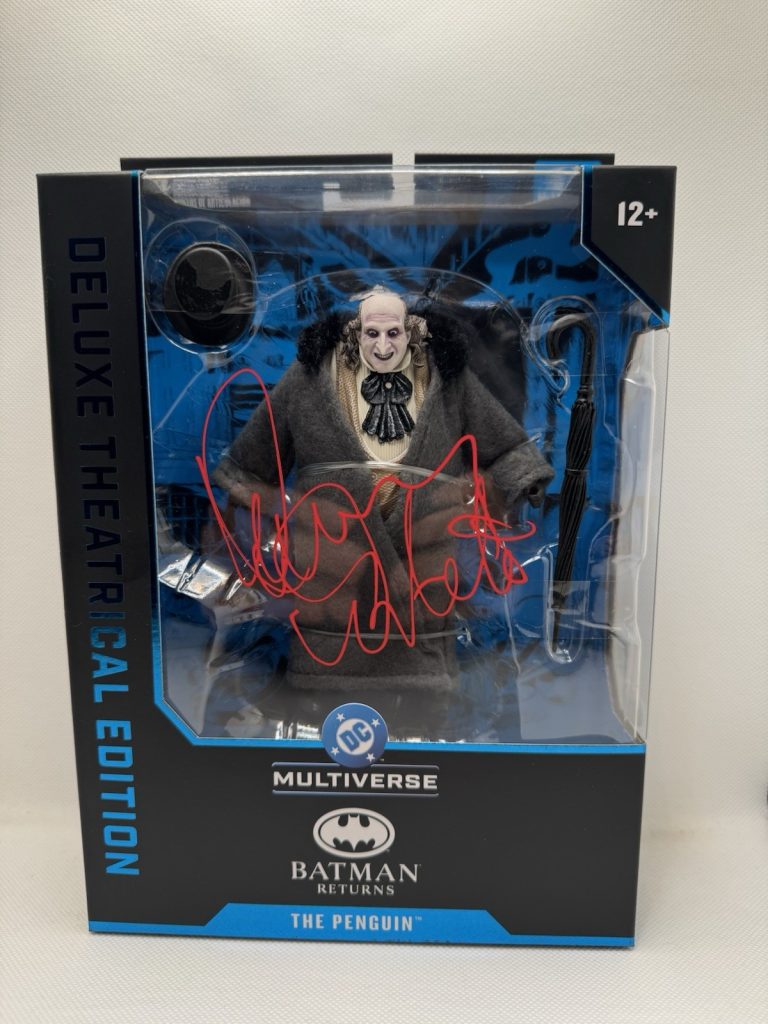 DANNY DEVITO Signed Figure Deluxe Batman Returns THE PENGUIN McFarlane JSA COA