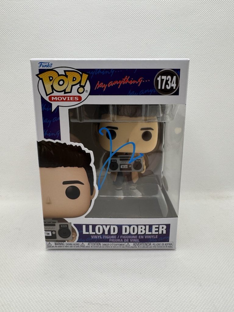 John Cusack Signed Say Anything Lloyd Dobler Funko Pop #1734 JSA COA autograph