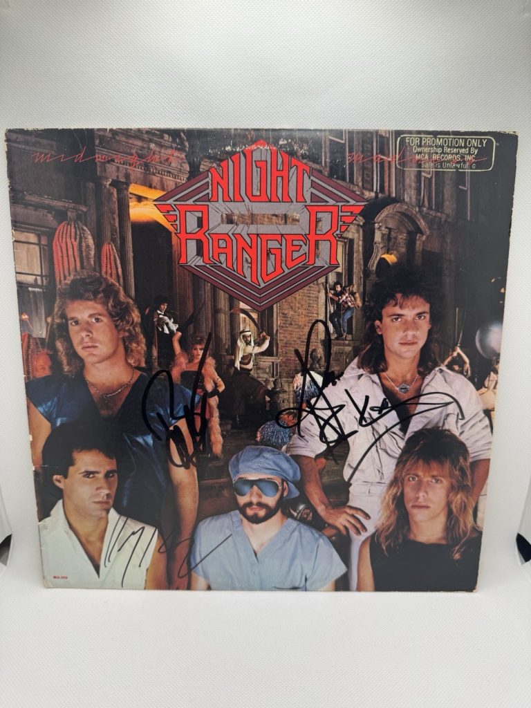 Night Ranger Signed Vinyl Midnight Madness Jack Blades Gillis & Keagy JSA COA